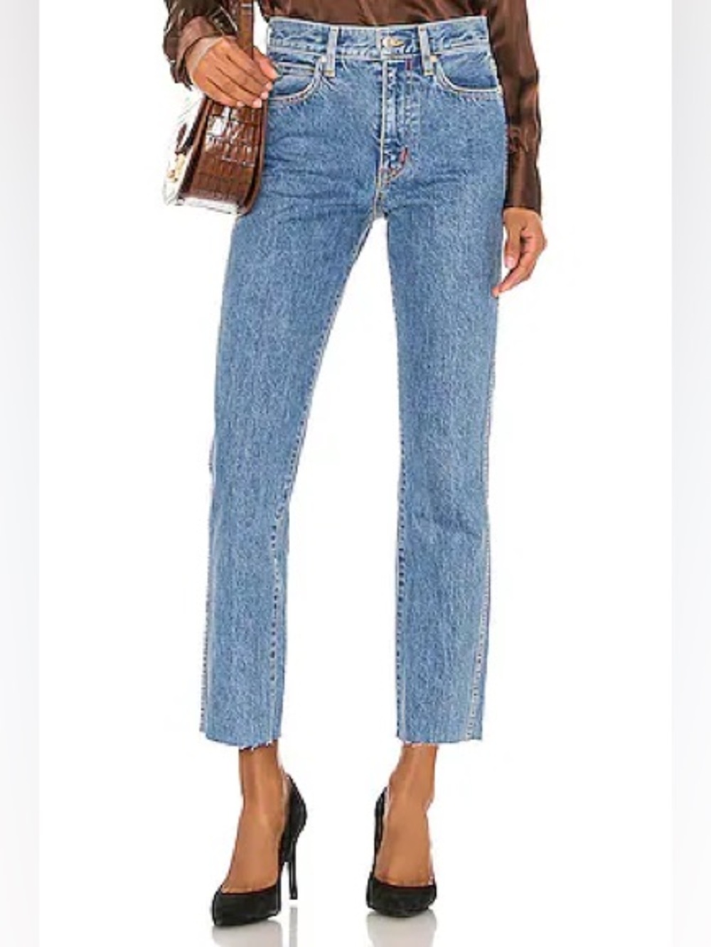 Pistola Charlie High-Rise Straight Leg Jeans